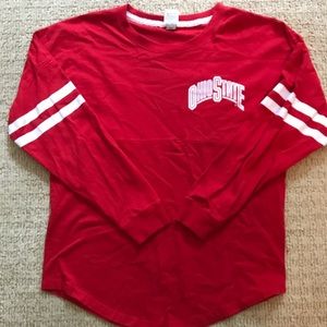 PINK Ohio State long sleeve